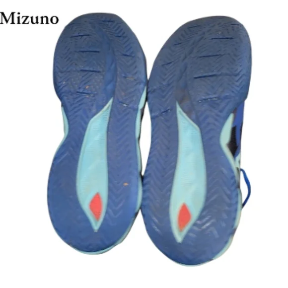 Mizuno Wave Enforce Tour OC Blue Leather Athletic Running Sneaker Shoe Men 10.5 - Picture 7 of 8